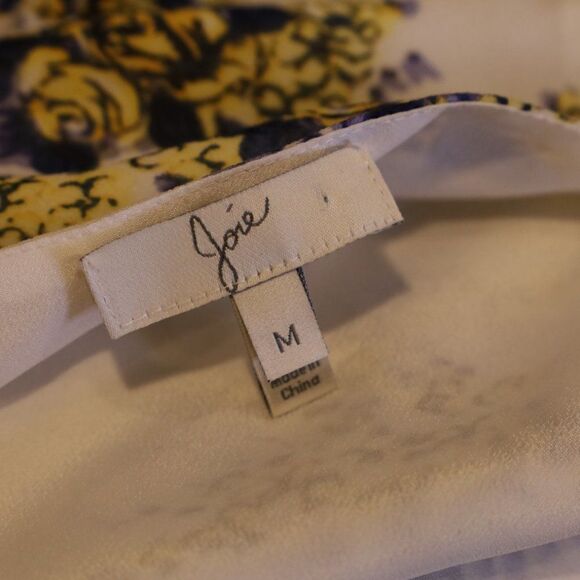 Joie Astilbe Silk Floral Maxi Dress Sz M - Picture 4 of 6